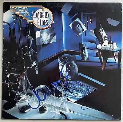 The Moody Blues Signed Vinyl LP The Other Side Of Life Graeme Lodge JSA • $499.99