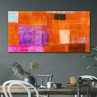 Oil Painting Abstract Canvas Print 120x60 Picture Ready To Hang Wall Art • £88.95