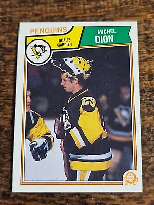 1983-84 O-pee-chee Nhl Hockey #279 Michel Dion Pittsburgh Penguins • $1.09