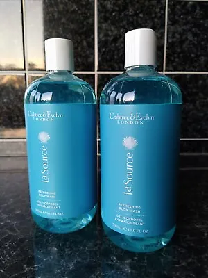 2x 500ml Crabtree & Evelyn La Source Body Wash NEW  • £19.50