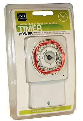 Masterplug Electric Mechanical  24 Hour Immersion Heater Timer  • £16.45