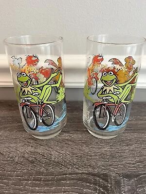 The Great Muppet Caper Glass Lot Of 2 1981 Vintage McDonald's Kermit The Frog • $10.99