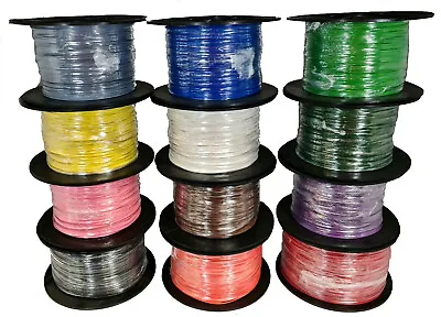 Single Core 12v 24v Multi Strand Cable Thin Wall Wire 2.0mm² (28/0.30) 25 Amps • £2.26