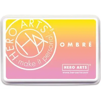 Hero Arts OMBRE AF384 Ombre Ink Pad Spring Brights Lemonade Multi Color Dye Ink • $12.85