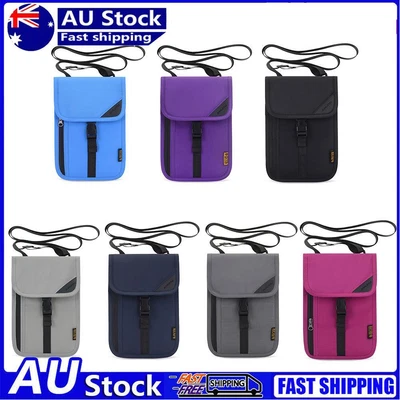 $11.11 • Buy Waterproof Travel Passport Holder Bag RFID ID Credit Card Neck Wallet Pouch