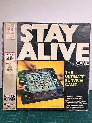$29.98 • Buy Vintage Stay Alive 1971 Milton Bradley Glass Marble Board Game Complete
