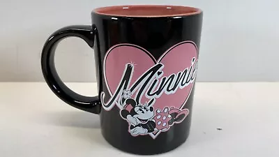 Disney Minnie Mouse Mug Black And Pink By Jerry Leigh • $8.96