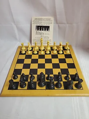 Vintage Drueke #33 Chess Set 2 1/2” King Wood Board #131 • $85