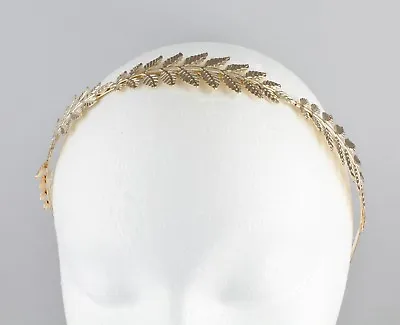 Laurel Leaf Crown Leaves Headband Hair Band Greek Toga Roman Costume • $8.99