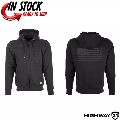 2024 Highway 21 Industry Motorcycle Armored Hoodie - Pick Size & Color • $99.95