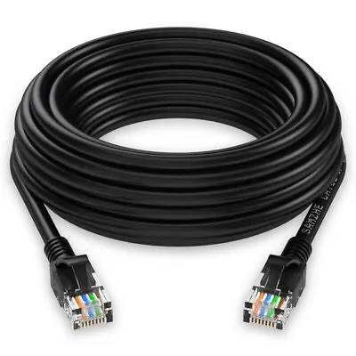 60FT Cat5E PoE HD IP Camera NVR Network Ethernet Cable Outdoor/Indoor RJ45 Cord • $11.99