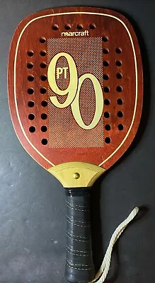 Marcraft PT-90 Paddle Ball Wood Paddle Racket Racquet - Amazing Condition! • $29.99