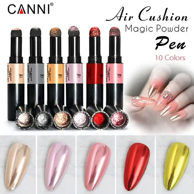 CANNI Air Cushion Magic Mirror Powder Pen Chrome Gold Pink Red Effect Pigment • £3.99