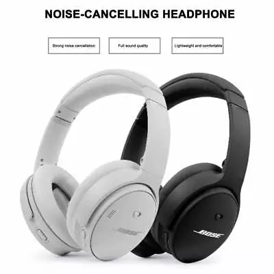 Bose QuietComfort QC45 Noise Cancelling Over-Ears Wireless Headphone Black/White • $67.66