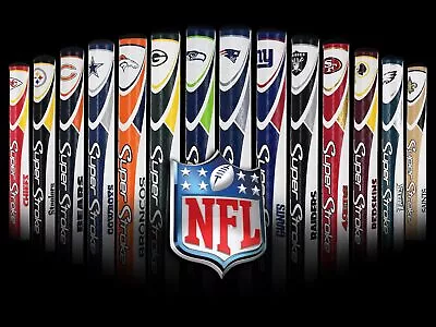 SuperStroke NFL Football Mid Slim Tour 2.0 Team Golf  Putter Grip W/ Ball Marker • $30.95