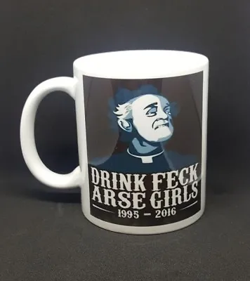 Frank Kelly  Father Jack Father Ted Tribute  Mug Birthday Present Free Gift Box • £8.99
