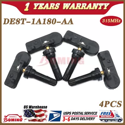 TPMS Set Of 4 For Ford Motorcraft F-150 TPMS Tire Pressure Sensor DE8T-1A180-AA • $23.46