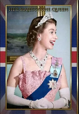 Her Majesty Queen Elizabeth Ii Rare Framed Portrait 6 X 4  Photo Print B • £7.99