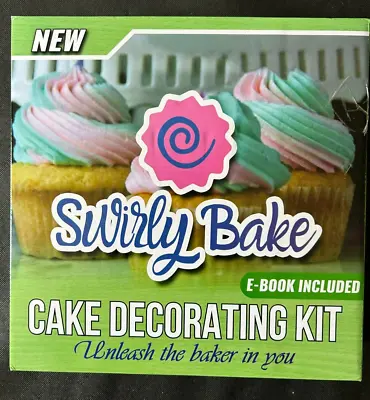 £18 • Buy Swirly Bake Cake Decorating Kit -100 Pcs -Pack Slightly Damaged
