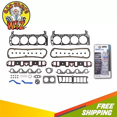 Graphite Cylinder Head Set Fits 90-96 Ford Bronco E-150 Econoline 5.0L V8 OHV • $58.64