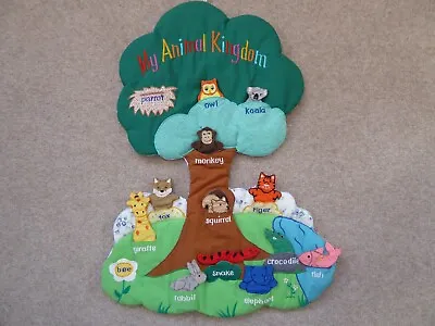 Children's  My Animal Kingdom  Fabric Tree With Animals To Insert • £5