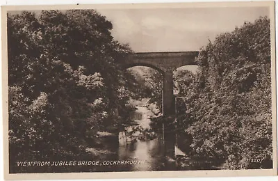 'Sepiatype' Postcard View From Jubilee Bridge Cockermouth Valentine & Sons Ltd • £3.50