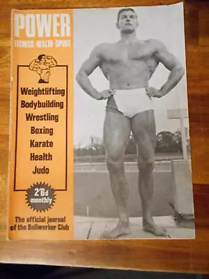 POWER Bodybuilding Magazine Darth Vador DAVID PROWSE/Vince Gironda 3-68 (UK) • $35