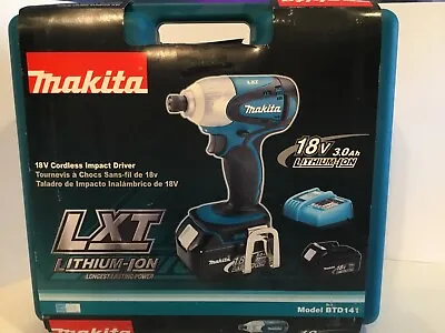 Makita BTD141 18-Volt LXT Lithium-Ion Cordless IMakita Act Driver Kit • $175