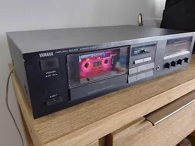 Yamaha HX Pro K-340 Natural Sound Stereo Cassette Deck Tested And Working • $200