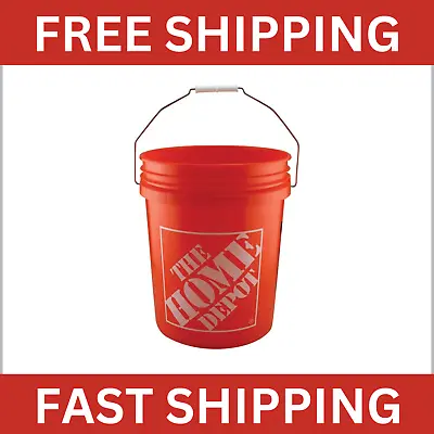 5 Gallon Orange Homer Bucket • $5.58