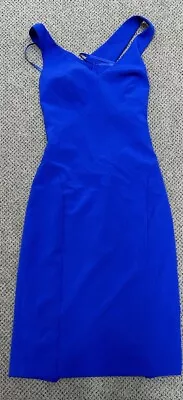 Milly Italian Cady Dress Cobalt Blue Size 0 Gorgeous NWT $435 • $120