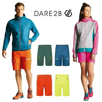 Dare2b Tuned In Mens Melodic Womens Water Repellent Multi Pocket Shorts Walking  • £14.50