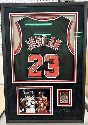 Michael Jordan COA Signed Autograph Rookie Jersey Kobe Bryant Labron James Frame • $24999.99