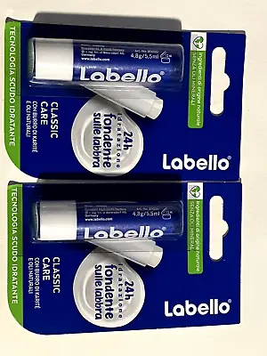 Labello Classic Original Care Lip Balm Stick 2x 4.8g SEALED FRESH • $15.99