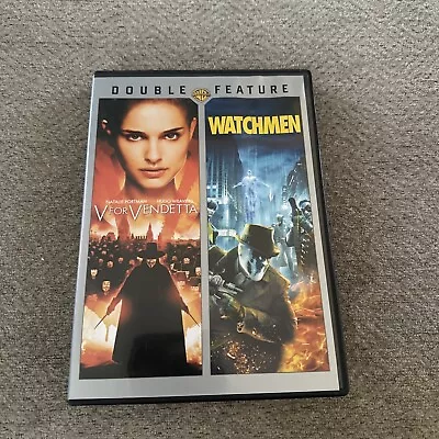 V For Vendetta/Watchmen (DVD 2012 2-Disc Set) • $17