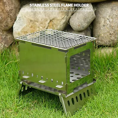 Outdoor BBQ Charcoal Grill Smoker Barbecue Pit Patio Backyard Meat Cooking • £31.87