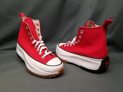 $8.95 • Buy Converse Women's Run Star Hike Platform Sneakers Red White Size 6.5 NEW NO BOX!