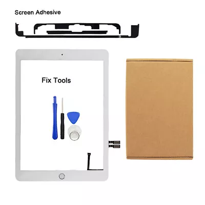 For 2018 IPad 6th Gen A1893 A1954 Touch Screen Digitizer Glass Replacement + IC • £11.99