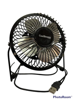 £1.99 • Buy Coolbreeze 4  Mini USB Desk Table Top Fan Personal Cooler