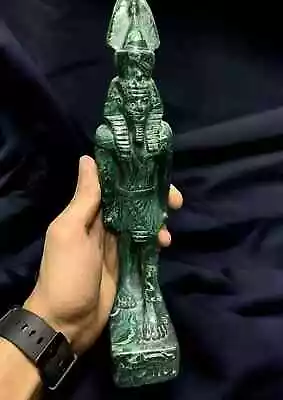 ANCIENT EGYPTIAN ANTIQUITIES Statue Of King Ramses II Made Malachite Stone BC • $165