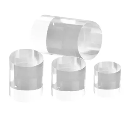 Clear Acrylic Round Stamping Block Rings Display Stand Pad For Dolls Models • £6.44