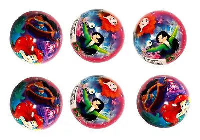 Hedstrom Disney Playball Party Pack Size Small 6 Balls Mulan Princess Jasmine • $16.93