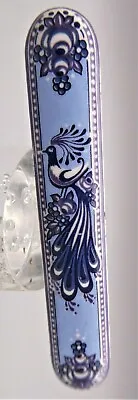 Vintage MICHAELA FREY Signed Enamel Brooch Austria Peacock  • $40