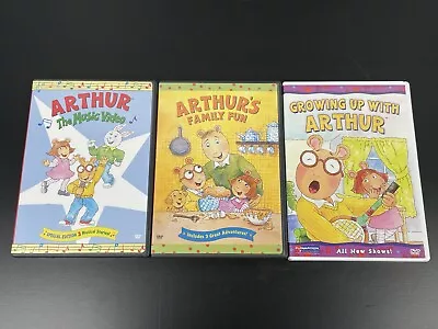 Arthur - Lot Of 3 DVDs PBS Kids (DVD 2002-2003) • $29.99