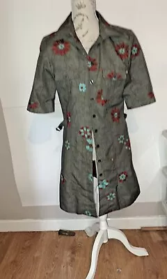 £0.99 • Buy ST-Martins Scandinavian Designer Button Down Multi-Coloured Dress L 