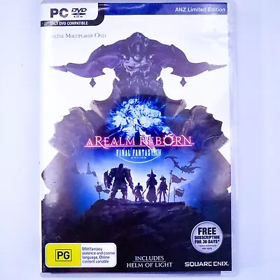 Final Fantasy XIV: A Realm Reborn (WINDOWS PC DVD-ROM 2013) Multiplayer Game • $21.24