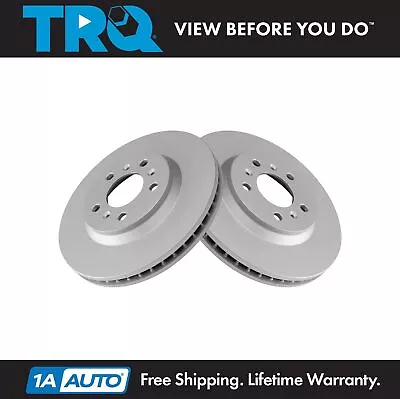 TRQ Front G-Coated Brake Rotor LH RH Kit Pair Set Of 2 For Buick Chevrolet • $99.95