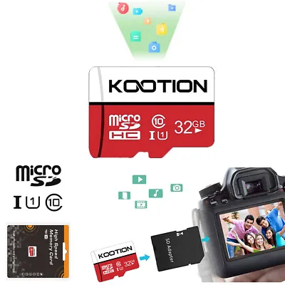 32GB Kootion Ultra Memory TF Card Micro SD Card SDHC UHS-I Class 10 • $8.99