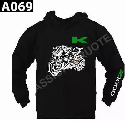 Hooded Sweatshirt Z1000 Black Hoodie Sweatshirt A069 • £46.25