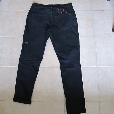 Ksubi Skinny Stretch  Jeans Mens Sz-32 In Black Authentic • $24.99